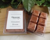 Cinnamon Broom Scented 100 Soy Wax Melt - Warm Cinnamon Scent - Maximum Scented