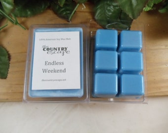 Endless Weekend Scented 100% Soy Wax Melt - Exotic Scent - Maximum Scented