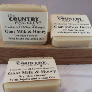 Goat Milk, Oatmeal and Honey Soap Gentle & Moisturizing Great Lather Handcrafted Organic Vegan Natural Soap Paraben Free image 2