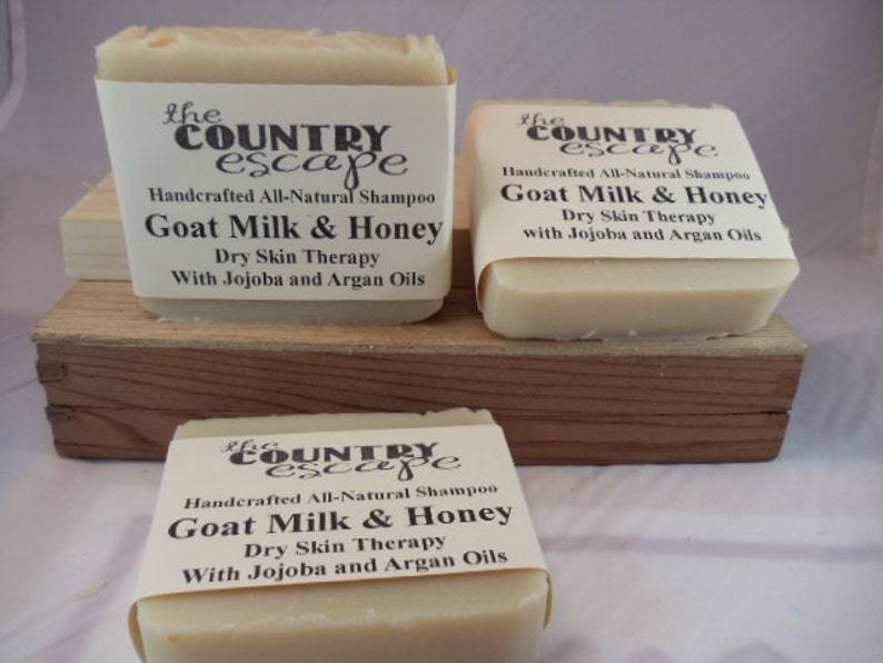 Goat Milk, Oatmeal and Honey Soap Gentle & Moisturizing Great Lather Handcrafted Organic Vegan Natural Soap Paraben Free image 2