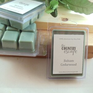 Balsam Cedarwood Scented 100% Soy Wax Melt - Maximum Scented