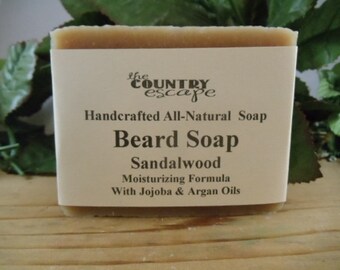 Beard Soap - Pick Your Scent - Moisturizing Formula – Made with Jojoba and Argan Oils - Organic – Vegan  - Organic