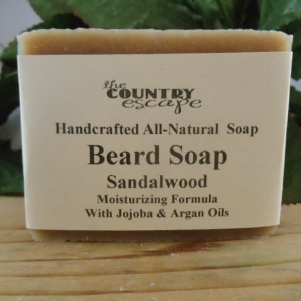 Beard Soap - Pick Your Scent - Moisturizing Formula – Made with Jojoba and Argan Oils - Organic – Vegan  - Organic