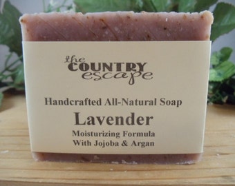 Lavender Bath and Body Soap -Handcrafted Soap -All Natural Vegan -Naturally Scented