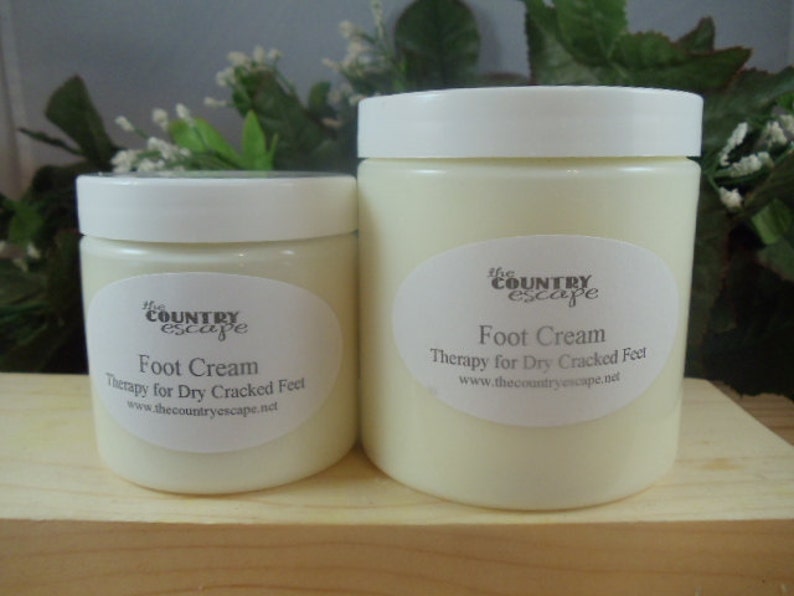 Foot Cream Intense Foot Therapy Soothes and Comforts Dry Achy Cracked Feet with Peppermint, Tea Tree Essential Oils image 2