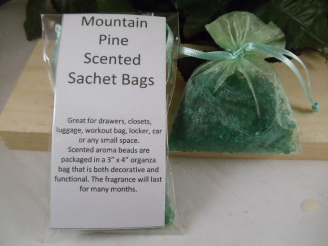 Mountain Pine Scented Sachet Bag Smooth Inviting Scent great for