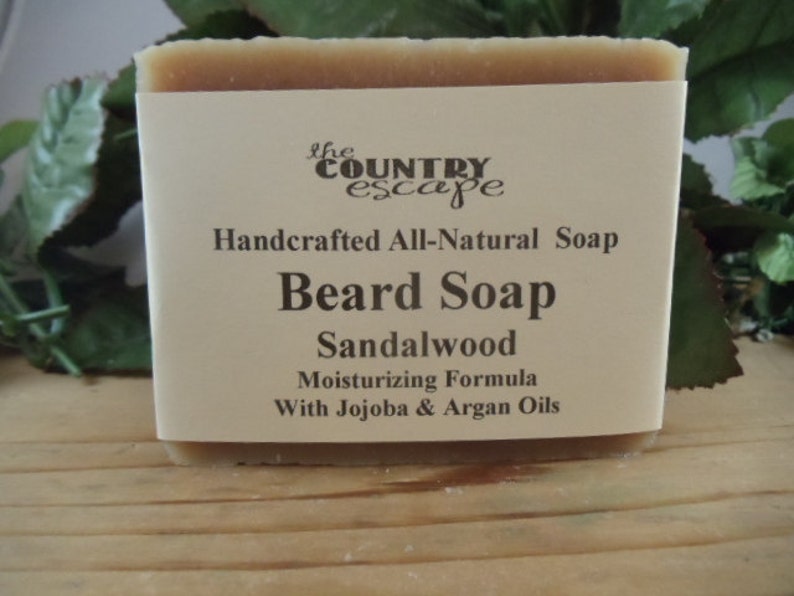 Beard Soap Pick Your Scent Moisturizing Formula Made with Jojoba and Argan Oils Organic Vegan Organic image 3