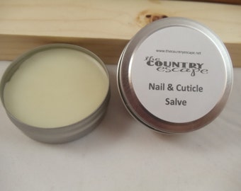 Nail and Cuticle Salve All Natural-Jojoba Oil, Cocoa Butter, Essential Oil Blend