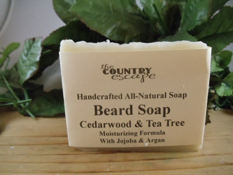 Beard Soap Pick Your Scent Moisturizing Formula Made with Jojoba and Argan Oils Organic Vegan Organic image 4