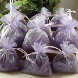Holiday Scented Sachet Bags - Custom Labels- Wedding Favors - Baby Shower Favors - Bridal Shower Gifts - Hostess Gifts