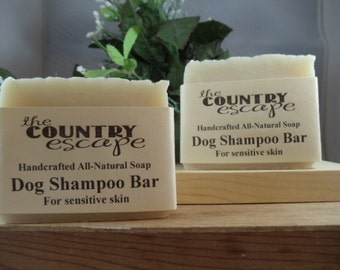 Doggy Shampoo Bar - w/Lavender Essential Oil for Sensitive Skin - Great Lather - Handcrafted - Organic - Vegan - Natural Soap - Paraben Free