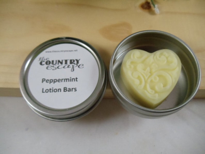 Heart Lotion Bars w/ Round Tin for Special Occasions Wedding Favors Baby Shower Favors Bridal Shower Gifts Hostess Gifts image 4