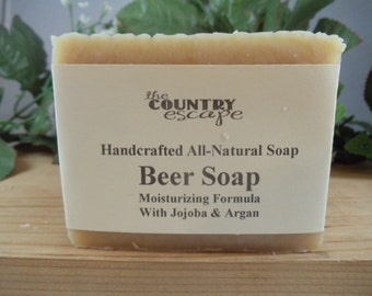 Beer All Natural Bath & Body Soap - Handcrafted – Hand Poured – Organic – Vegan  - Organic