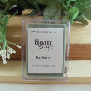 Bayberry Scented 100% Soy Wax Melt - Maximum Scented