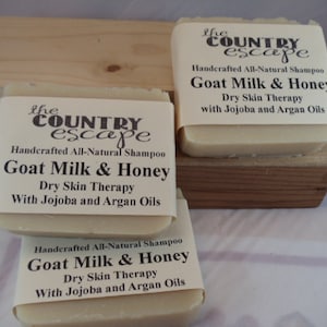 Goat Milk, Oatmeal and Honey Soap Gentle & Moisturizing Great Lather Handcrafted Organic Vegan Natural Soap Paraben Free image 1