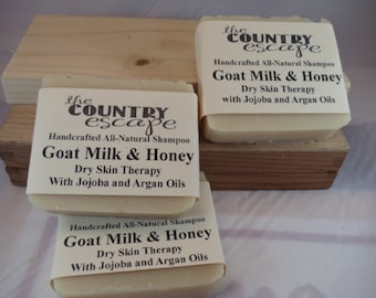 Goat Milk, Oatmeal and Honey Soap -Gentle & Moisturizing - Great Lather - Handcrafted - Organic - Vegan - Natural Soap - Paraben Free