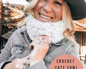 Crochet Cowl Scarf Neck Gator: Adult Size (PDF Pattern)