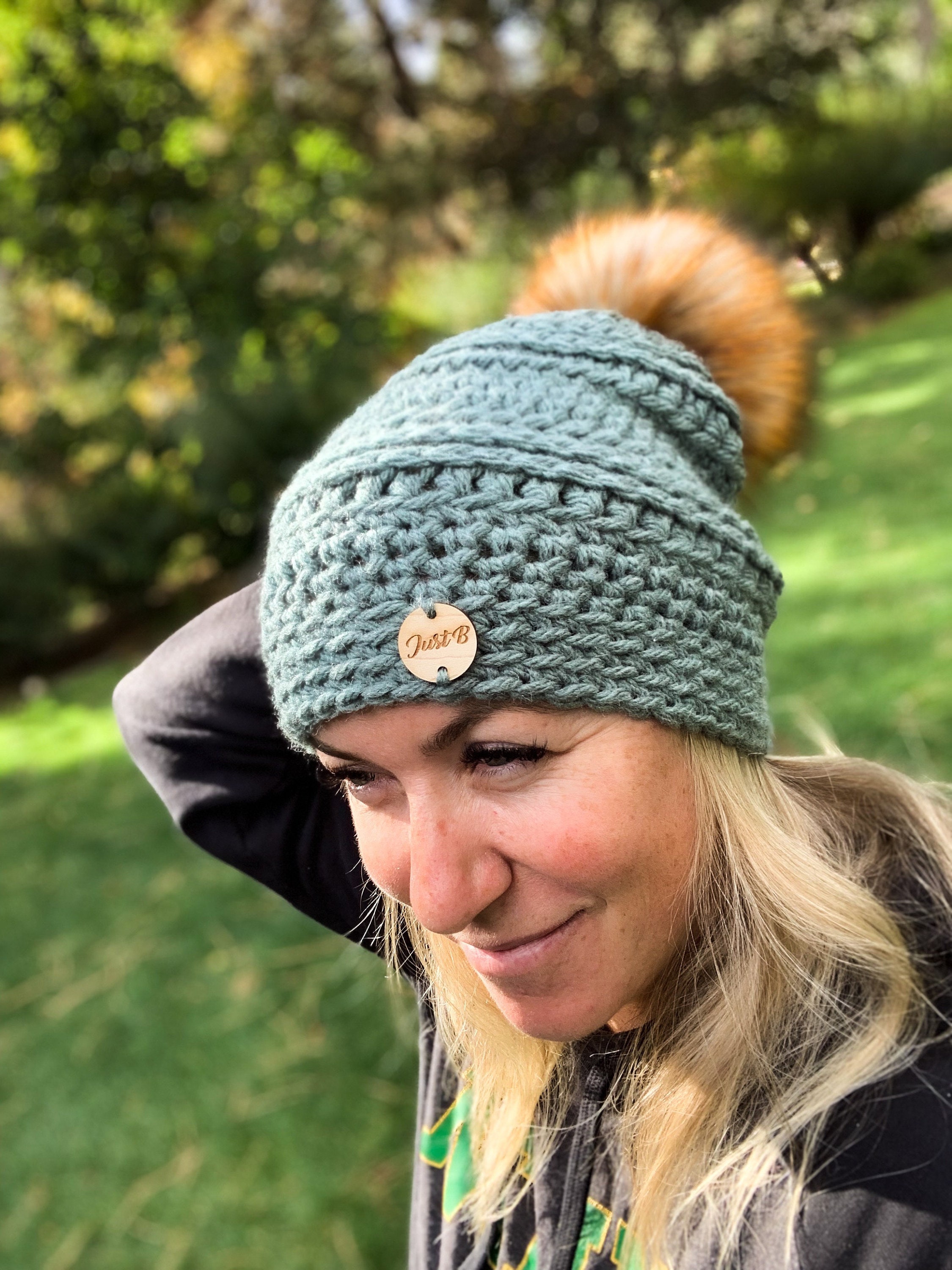 Beginner Crochet Beanie Pattern: Bulky Yarn Hat (PDF Pattern) - Etsy