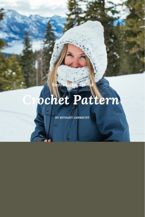 Crochet Balaclava Hood Pattern: Adult & Child Sizes (PDF Pattern)