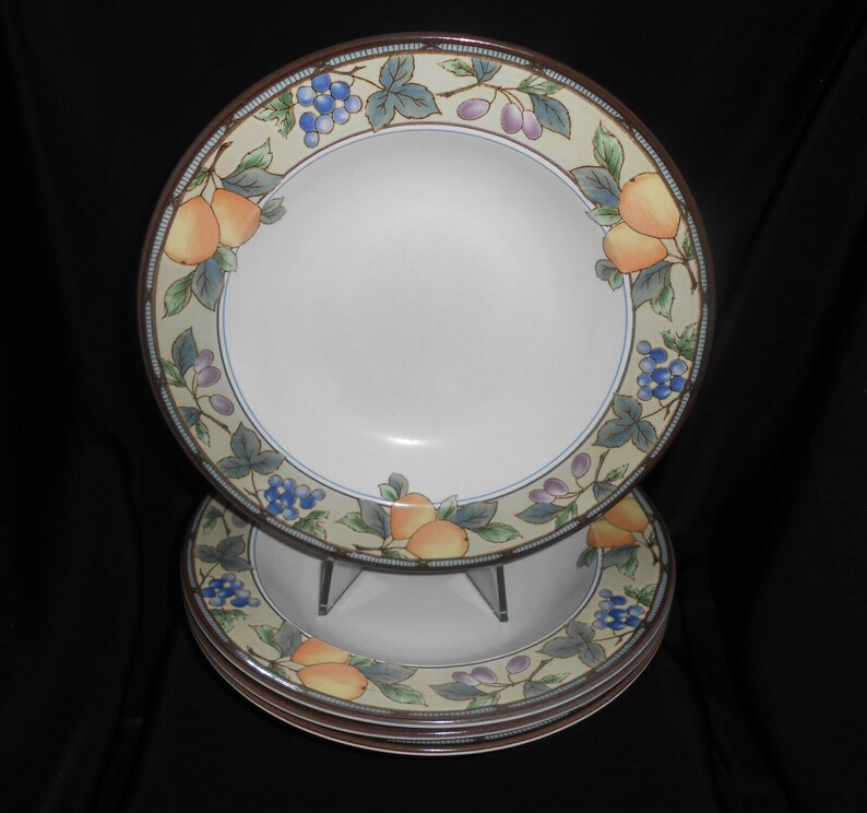 Mikasa Dinnerware Mikasa Garden Harvest Mikasa Soup Bowls Etsy