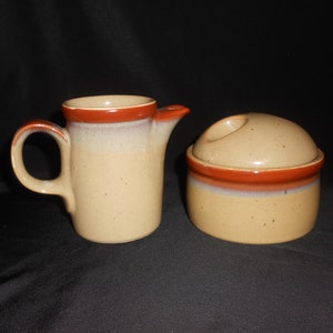Mikasa Potters Art, Mikasa Country Cabin, Creamer and Sugar Set, Mikasa Sand and Sea, Ben Seibel Mikasa,  Mikasa Creamer,  Mikasa Sugar Bowl