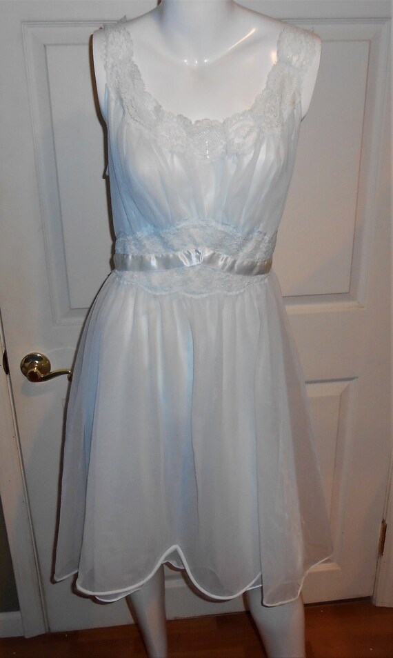Vanity Fair Nightgown, Chiffon Nightgown, Chiffo