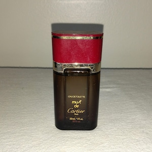 Must de Cartier Eau de Toilette Vintage 1980s Paris 1 fl oz, 98% Full