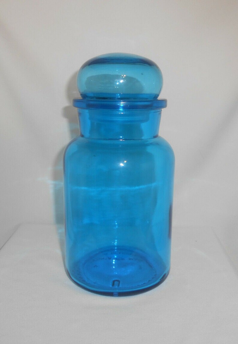 Apothecary Apothecary Jars Blue Apothecary Jar Glass Etsy