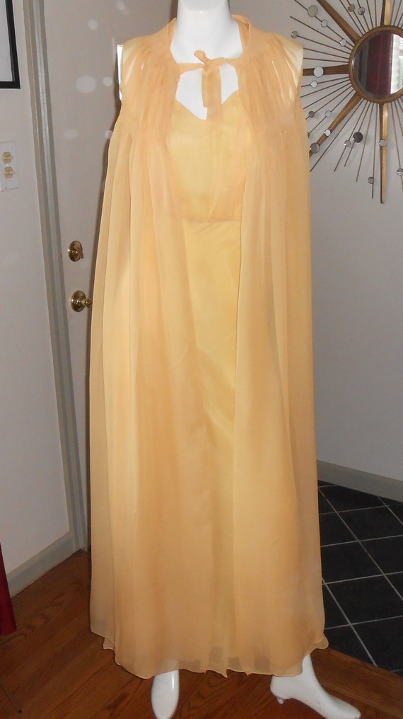 Sally Milgrim, Silk Chiffon Dress, 1930s Gown,