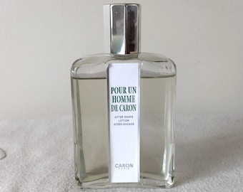 Caron Paris Mens Pour un Homme de Caron Apres Rasage After Shave Lotion Vintage