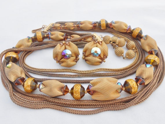 Eugene Jewelry, Rivoli Necklace, Rivoli Earrings