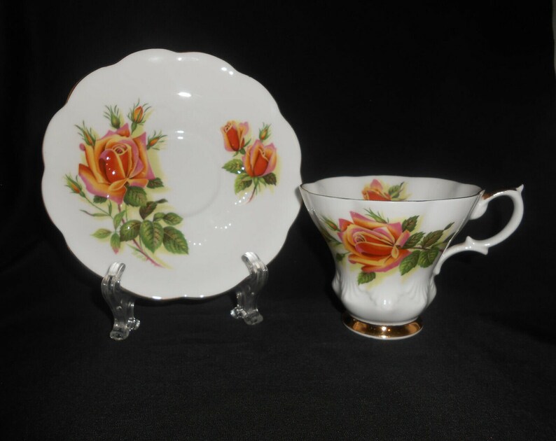 Royal Albert Bone China Sweetheart Roses margaret Tea Cup & Etsy