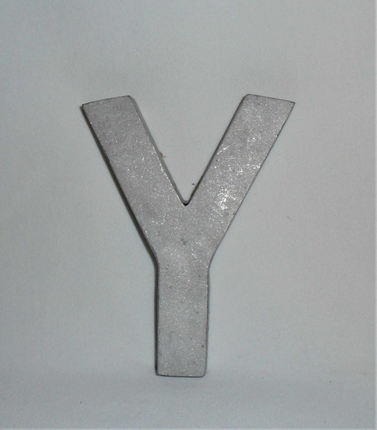 Cast Aluminum Letter Letter Y Wall Art Salvaged Letters Etsy