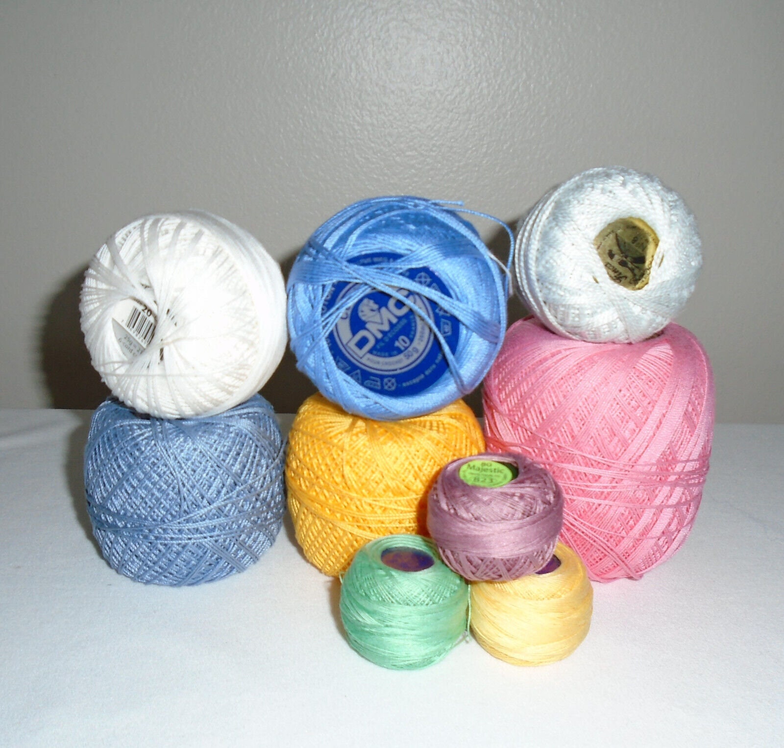 Lizbeth DMC Crochet Cotton size 10, Snow White, Sova Enterprises