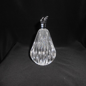 Art Glass Pear,  Pear Paperweight,  Home Decor Objects,  Housewarming Gift,  Glass Art Sculpture,  Glass Fruit,  Paperweights, Glass Pear