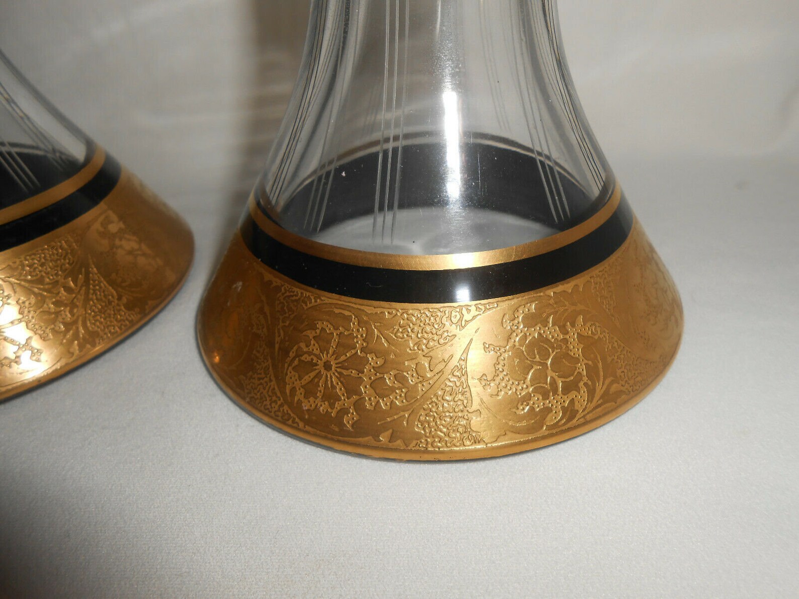 Tiffin Tiffin Glass Tiffin Candlesticks Candle Holders Etsy