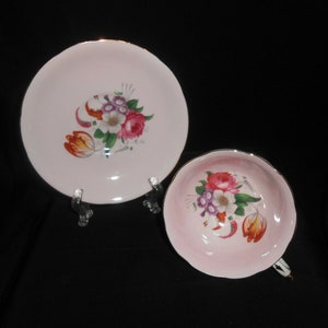 Paragon,  Paragon Tea Cup,  Paragon China,  Paragon Teacup, Teacup and Saucer,  Teacup,  Paragon Cabbage Rose,  Pink Teacup,  Floral Tea Cup