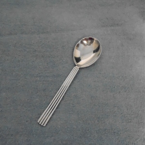 Georg Jensen Bernadotte Small Pastry Spoon 5 7/8&quot; Denmark Bouillon Spoon