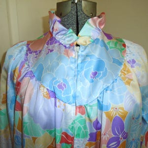 Christian Dior House Dress Coat 1970s Loungewear Vintage Size S Saks Fifth Ave