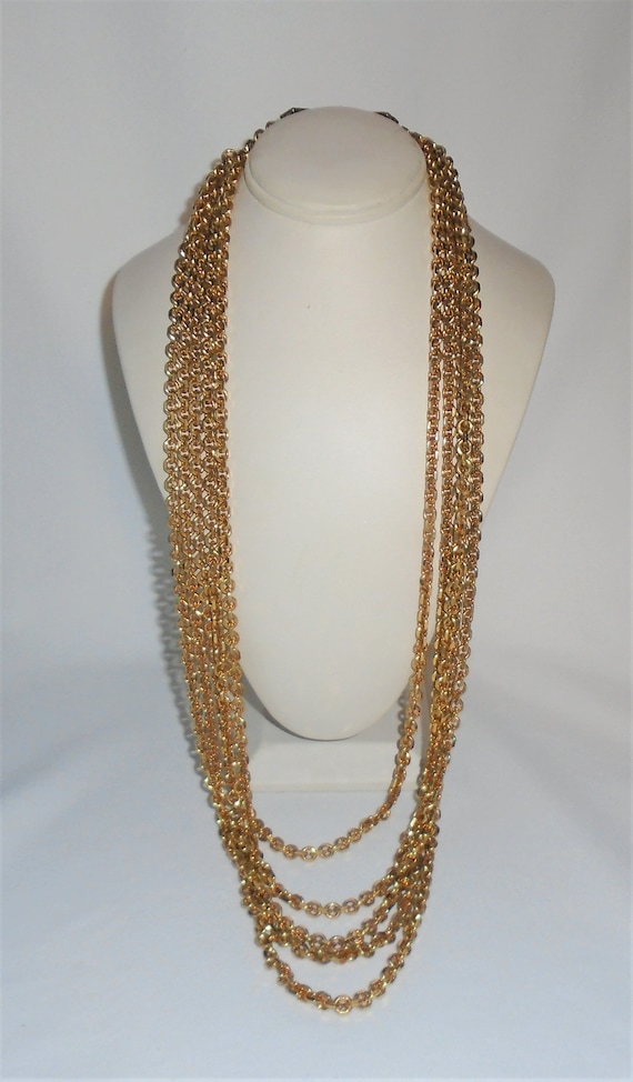 Lucian Piccard,  Multi Chain Necklace,  Multi Cha… - image 2