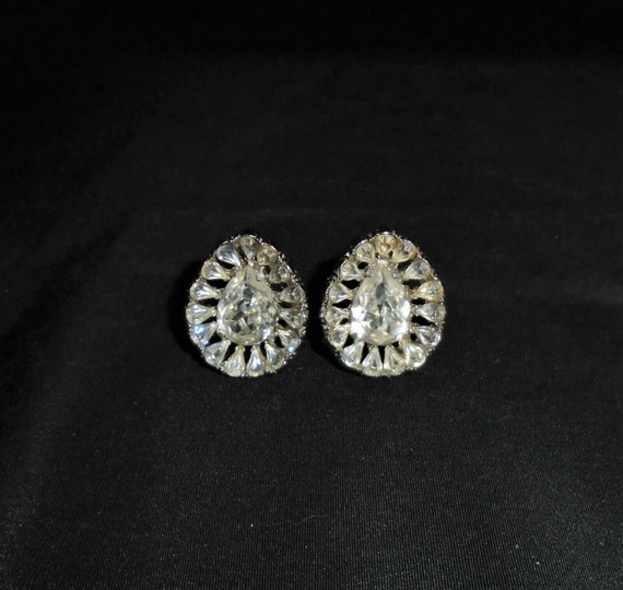 Hollycraft Jewelry,  Hollycraft Earrings,  Rhines… - image 2