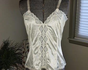 Eyelet Lace Camisole With Silk Ribbon - Etsy