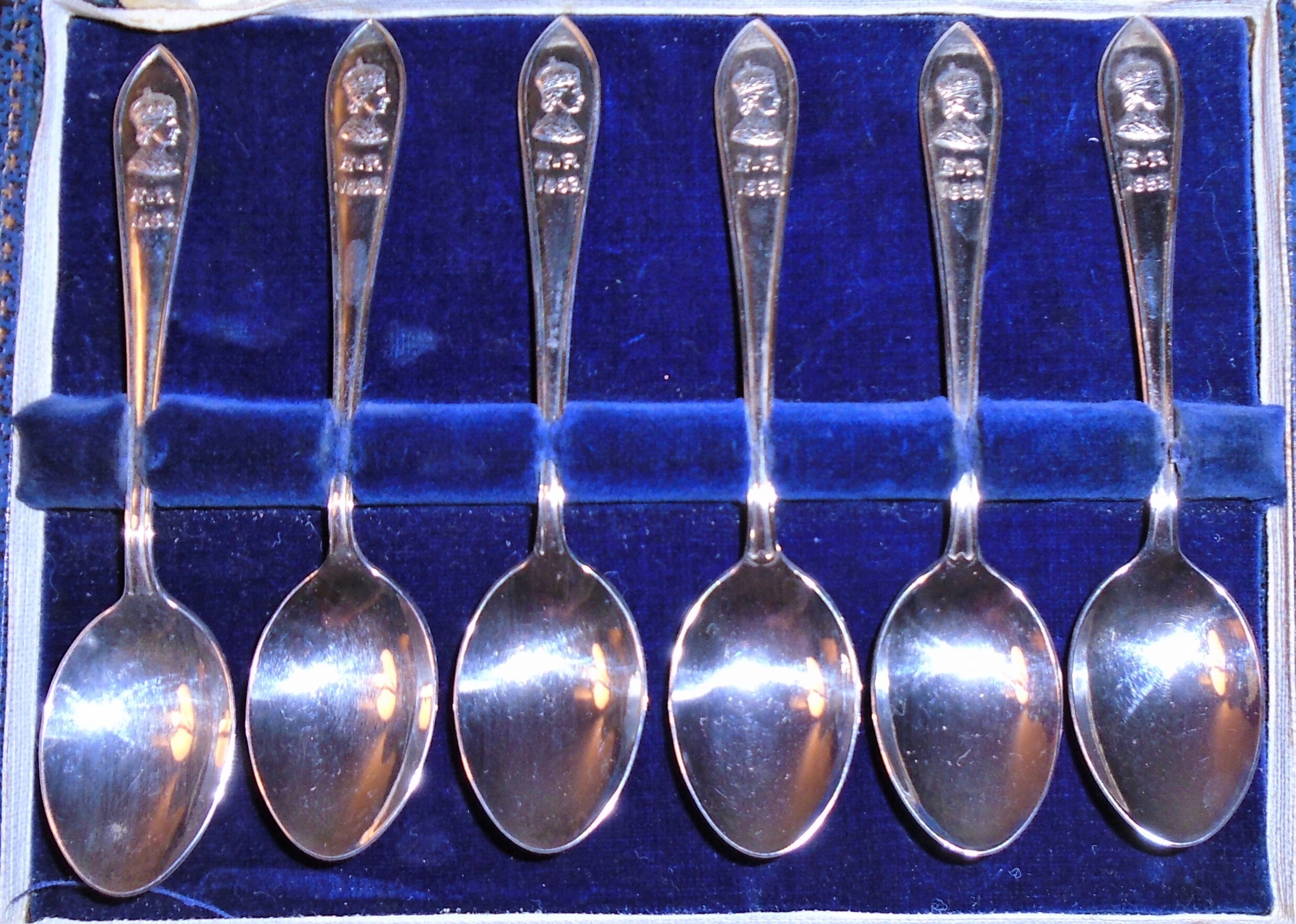 Souvenir Spoons British Royalty Elizabeth II Queen Elizabeth Coronation
