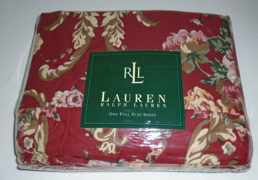 Ralph Lauren Premium Full Flat Sheet Marseilles 100% Cotton - Etsy