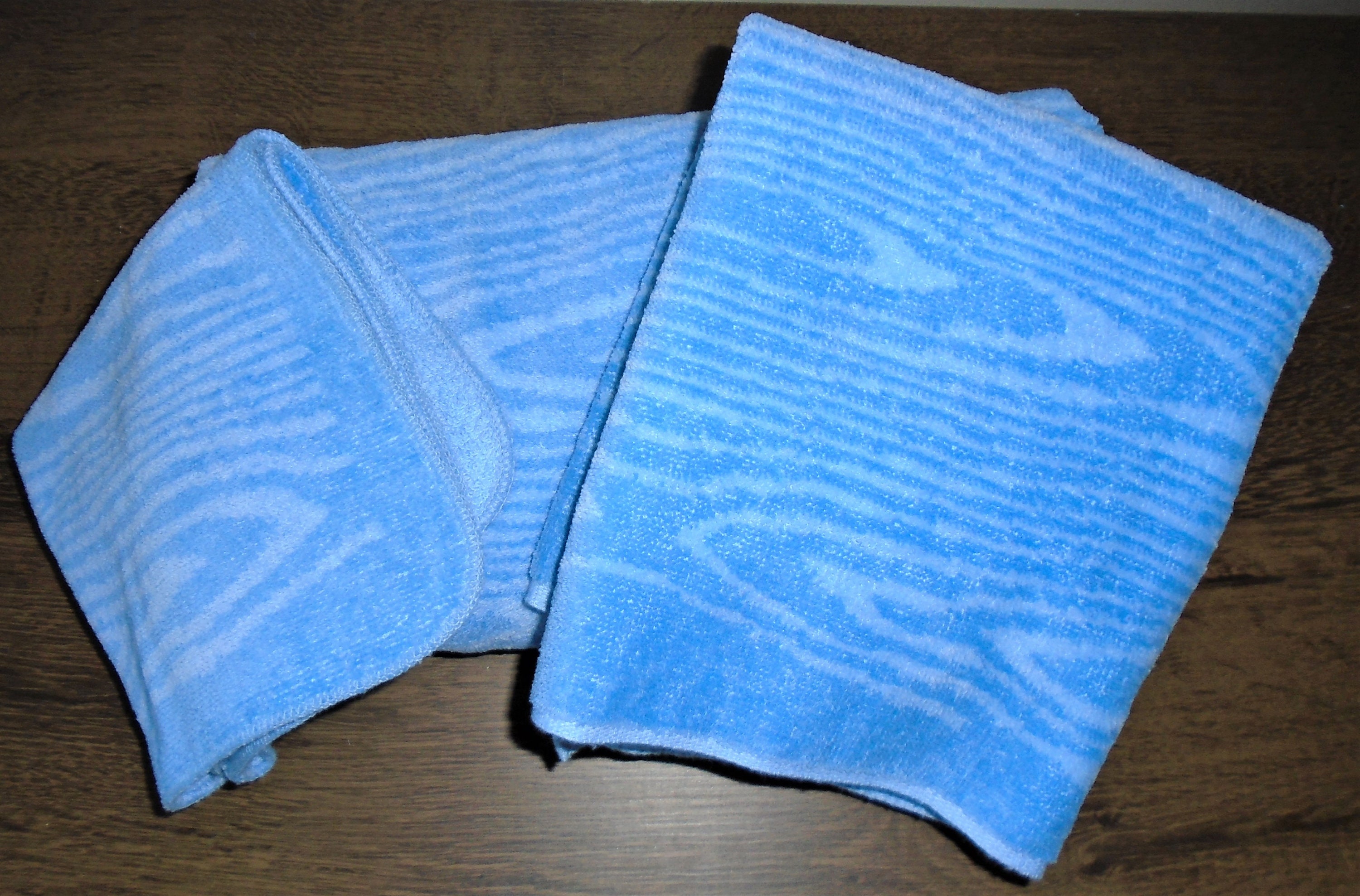 Vintage Mix N Match RETRO Towel Set Shades of Blue Lavender Pastel Purple  Royal Blue Bath Towel Cannon Fieldcrest Hand Towels Camper RV 