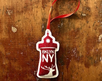 NYC Lighthouse Christmas Ornament