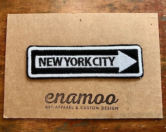 New York City Embroidered Patch
