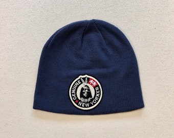 Genuine New Yorker Embroidered Patch Beanie