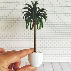 Puppenhaus Miniatur Topfpalme im Topf
