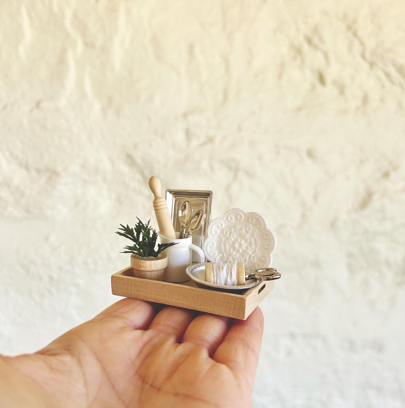 Dollhouse Miniature Kitchen Decor Tray Etsy